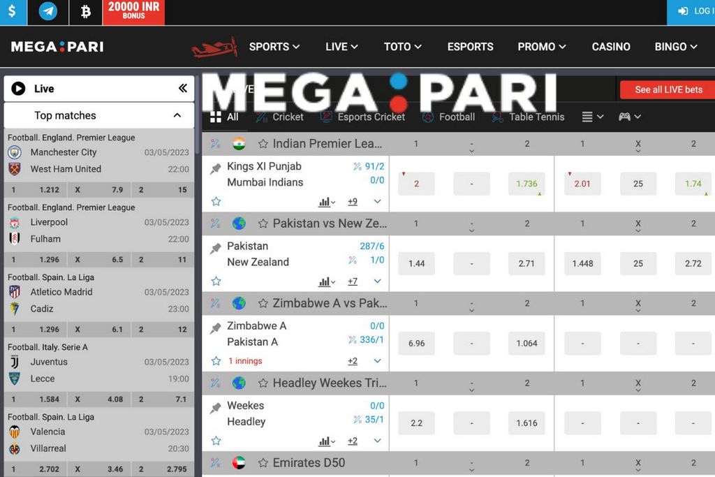 Megapari Expert Evaluation: Global Betting Options